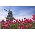 thumbnail image 1 of Windmill Picture Ceramic Tile Mural Kitchen Backsplash Bathroom Shower 406352-S, 1 of 3