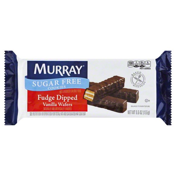 Murray SugarFree Fudge Dipped Vanilla Wafer Cookies, 5.5 Oz. Walmart
