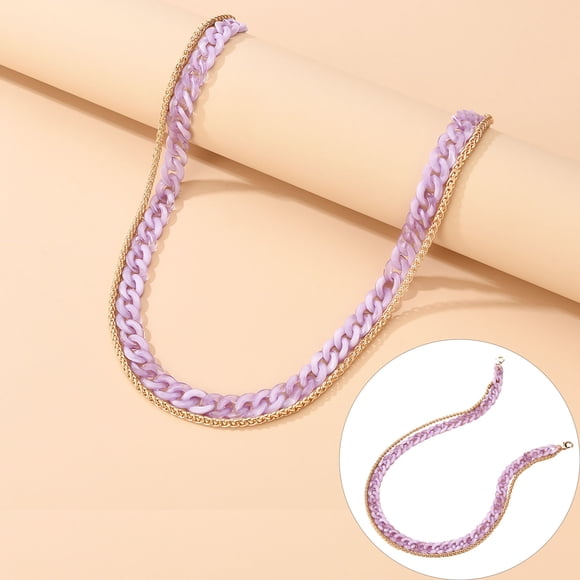 Collar para mujer, joyería para mujer, joyería para mujer, tendencia de moda, estilo bohemio, nuevo diseño, collar de cadena de aleación, collar de moda