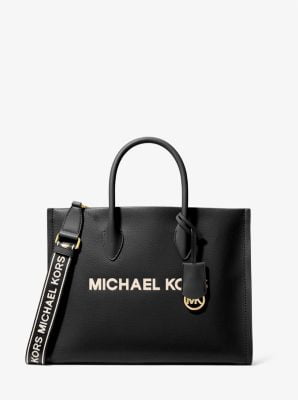 Michael Kors Marilyn Medium Signature Logo Convertible Satchel Bag