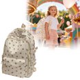 thumbnail image 2 of Backpack For School Floral Lightweight Sports Backpack Multi Functional Gym Travel Tote Bag Secure Zipper External Storage Pockets, 2 of 9