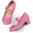 thumbnail image 2 of Kushyshoo Light Pink Girls Dress Shoes Mary Jane 1.5in Low Heel Pumps Wedding Party Princess 12M, 2 of 4