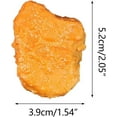 thumbnail image 4 of Pack of 6 Artificial Fake Chicken Artificial Chicken Realistic Fried Chicken Model Great for Kitchen Display, 4 of 7
