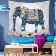 thumbnail image 3 of Tapiz de pared de Mandala, tapices colgantes de pared Hippie de elefante psicodélico bohemio indio oso de fresa  Electrónica, 3 of 5