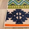 thumbnail image 5 of Contemporary Geometric Bohemian Indoor/Outdoor Multi 2'x7' Runner Rug, 5 of 6