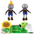 thumbnail image 1 of Set de juguetes de peluche Maikerry PVZ Plants, 5 unidades, muñecos de peluche de 15 a 33 cm, 1 of 7