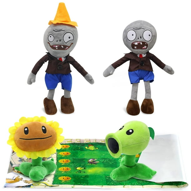 Set de juguetes de peluche Maikerry PVZ Plants, 5 unidades, muñecos de peluche de 15 a 33 cm