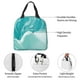 thumbnail image 4 of Easygdp Teal Turquoise 1 Bolsa Térmica Premium - Tela Oxford Impermeable, Gran Capacidad, Bolsillo Frontal, Unisex para Trabajo, Escuela, Actividades al Aire Libre y Picnics, 4 of 8