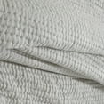 thumbnail image 6 of Superior Bella 100% Silk Pick Stitch Quilt, Throw, Grey/Silver, 6 of 8