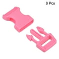 thumbnail image 3 of Uxcell Plastic Buckles 8 Pack Quick Side Release Clips Peach 16mm, 3 of 6