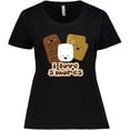 thumbnail image 3 of Inktastic I Love S'mores Women's Plus Size T-Shirt, 3 of 5