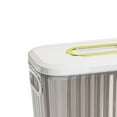 thumbnail image 3 of Cubo de basura colgante para baño y cocina con tapa y asa, multiusos. 8L gris, 3 of 3