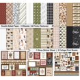 thumbnail image 2 of Inkdotpot Coffee Theme Card Stock with Sticker Sheet, Multicolor, 12in x 12in, 16 Sheets Pack, 2 of 4