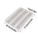 thumbnail image 5 of Organizador de Cajones para Utensilios de Cocina | Bandeja para Cubiertos con Separadores Desmontables | Organizador de Compartimentos de Plástico Blanco para Cucharas, Tenedores y Cuchillos, 5 of 7