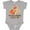 AC-Heather Grey, variant on My Great Grandma Loves Me Fox Boys or Girls Baby Bodysuit