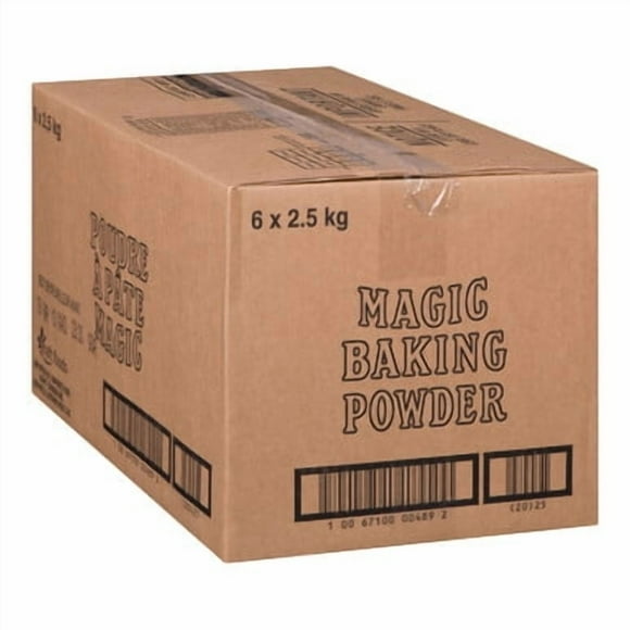 Kraft Poudre à Pâtisserie Magique / Service Alimentaire en Vrac, 2,5 Kg/unité, 6 Unités/caisse - Rehaussez Votre Jeu de Pâtisserie