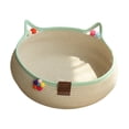 thumbnail image 4 of Cesta tejida para cama de gato, cómoda cama para dormir para mascotas, protector de muebles y rascador para gatos pequeños, medianos y grandes. M, 4 of 8