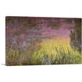 thumbnail image 1 of ARTCANVAS Waterlilies at Sunset Canvas Art Print by Claude Monet - Size: 26" x 18" (0.75" Deep), 1 of 9