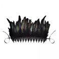 thumbnail image 1 of 2x Punk Fashion Black Feather Shoulder Wrap Cabo Gargantilla Shrug Shawl para Showgirl Brasil Stage Performance Prom Damas Y Niñas Yinane Traje Gótico, 1 of 8