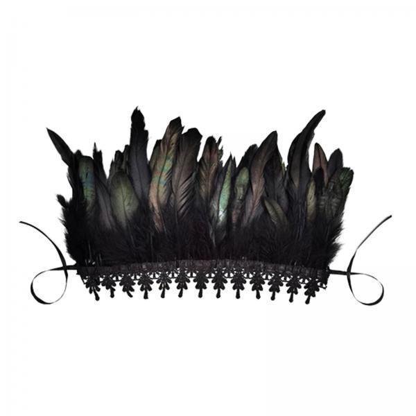 2x Punk Fashion Black Feather Shoulder Wrap Cabo Gargantilla Shrug Shawl para Showgirl Brasil Stage Performance Prom Damas Y Niñas Yinane Traje Gótico