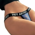 thumbnail image 2 of Gibobby Lencería sexy para mujer Ropa interior Bragas Tanga Tangas Mujeres Encaje string T Lencería sexy Calzoncillos(Azul XL), 2 of 3