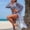 #107-Blue, variant on Warop Bikini Swimsuit for Women, Fashion Casual with Multi-Color Print, 3-Piece Separates Set for Swimming, Beach, Vacation