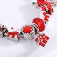 thumbnail image 3 of Pulsera navideña para mujer, pulsera colgante con dije de cuentas navideñas, pulsera de cadena de serpiente, regalo de joyería navideña, 21 cm, 3 of 7