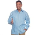 thumbnail image 1 of Deluxe Signature French Cuffs Linen Guayabera SIZE:L color:BL, 1 of 1