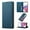 Blue, variant on Wallet Case for Google Pixel 9a, Classic Shockproof PU Leather Magnetic Flip Cover with Card Holder Stand Feature and Full Body Protection Phone Case Cover for Google Pixel 9a, Red