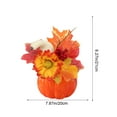 thumbnail image 3 of ChicYu Thanksgiving Halloween Pumpkin Ornaments Suitable for Thanksgiving Halloween Home Decor Places on Shelves Tables or Mantels, 3 of 5