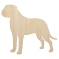 thumbnail image 1 of Bullmastiff Dog Solid Wood Shape Unfinished Piece Cutout Craft DIY Projects - 4.70 Inch Size - 1/8 Inch Thick, 1 of 7
