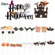 thumbnail image 5 of Ounissouiy 25 uds decoración de pastel con temática de Halloween decoración de cupcakes de calabaza pastel de helado Kits de decoración para fiestas, 5 of 8
