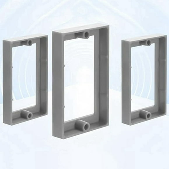 5pcs 1/2inch Single Gang Receptacle Outlet Box Extenders, Electric Outlet Extender Box with 10Screws Receptacle Extender