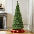 thumbnail image 5 of LuxenHome 6Ft Holiday Artificial Pampas Grass Tree in Green, 5 of 8