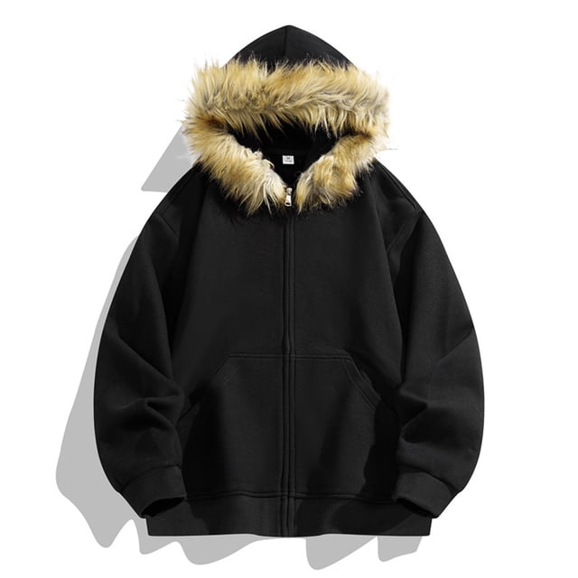 pstuiky camisas de manga larga para hombre, Chaqueta tipo cárdigan con cremallera y capucha de manga larga de color liso para hombre camisetas de hombre xxxl