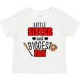 thumbnail image 3 of Inktastic Little Sister and Biggest Fan Baseball Glove and Bat Girls Toddler T-Shirt, 3 of 5