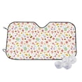 thumbnail image 2 of Lsque Dessert Car Windshield Sun Shade | Accordion Folding Style Auto Shade for Car Truck SUV Van | Blocks UV Rays Sun Visor Protector | Medium, 2 of 7