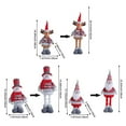 thumbnail image 7 of Shoreew Christmas Gnome Plush Doll Retractable Legs Santa Claus Snowman Elk Ornament Adjustable Standing Figurine Decoration, 7 of 7