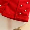 thumbnail image 7 of SonxaHe Infant Girl Outfits Floral Long Sleeve Knitted T Shirt Skirts with Hat Baby Cute Cozy Outerwear Autumn Outfit Set Red,Sized 9-12 M, 7 of 7