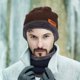 thumbnail image 3 of 1 gorro de terciopelo de punto cálido para adultos, color marrón, esencial para deportes al aire libre en invierno, multicolor opcional, 3 of 5
