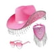 thumbnail image 5 of Cowboy Hat Adultos Adultos COWGIRL HAT FOR MUSIC Festival Conciertos Eventos Favor Rosa, 5 of 8