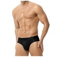 thumbnail image 2 of toraway Men's Transparent Low Waisted Triangle Pants Panty Briefs L, 2 of 4