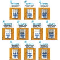 50 SchmetzEmbroidery Sewing Machine Needles -Size 90/14- Box of 10 Cards