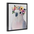 thumbnail image 2 of Stupell Industries Eclectic Flower Crown Dove Black Floating Frame Canvas Art, 17 x 21, by The Prints Vibe, 2 of 8
