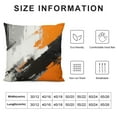 thumbnail image 5 of COMIO Hipple Graffiti Pillowcase Abstract Street Art Pillow Covers Orange Modern Throw Pillow Covers Black White Pillow Covers, 5 of 5
