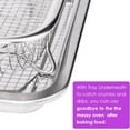 thumbnail image 2 of GoXteam Air Fryer Basket for Oven, 12.8x9.6 Inch 18/8 Stainless Steel Crisper Tray and Basket, Air Fry Crisper Basket Tray & Grease Catcher, Dishwasher Safe, 2 of 8