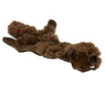thumbnail image 5 of Hyper Pet Critter Skinz Stuffless Plush Beaver Super Squeaky Dog Toy with Squeaker, Large, Brown, 5 of 6