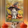 thumbnail image 6 of Eoozwa Fall Window Clings Cute Black Cat Pumpkin Maple Leaf Window Decals for Autumn Harvest Thanksgiving Party Supplies Home Office Decor, 6 of 6