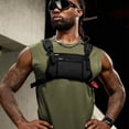 thumbnail image 5 of Sports Chest Bag for Men & Women, Lightweight Running Vest Bag with Phone Holder, Water-Repellent Wear-Resistant, for Workouts, Skiing, Cycling, Hiking, 5 of 7