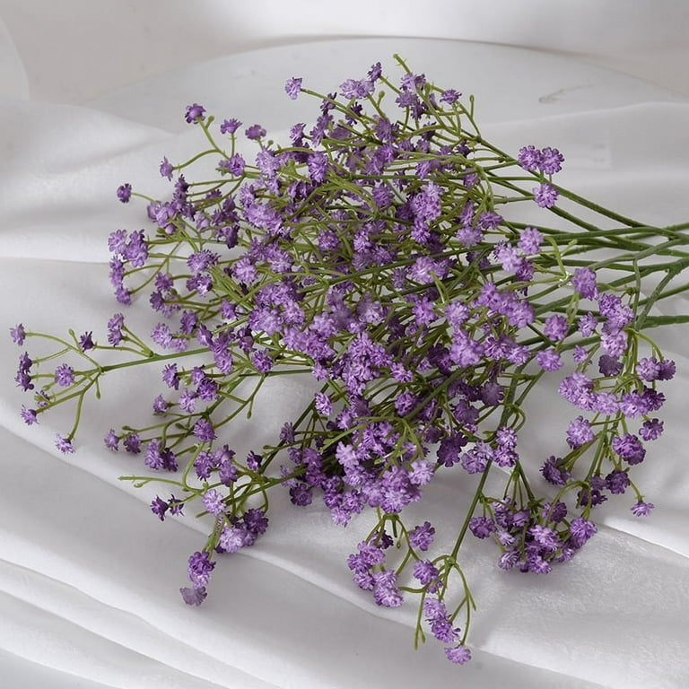 Long Stem Artificial Baby Breath Flowers Fake Real Touch - Temu